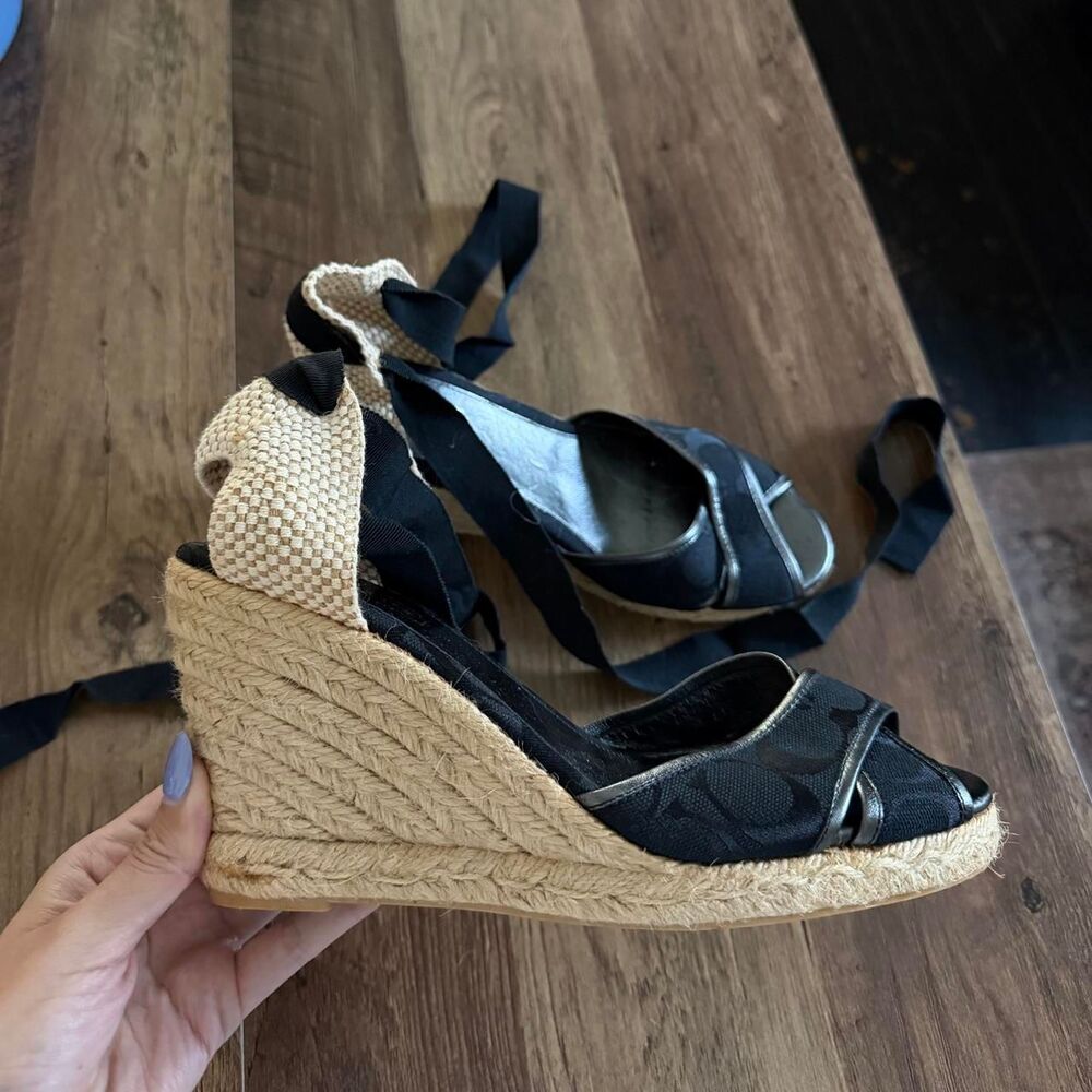 Coach Women's Black Sandals